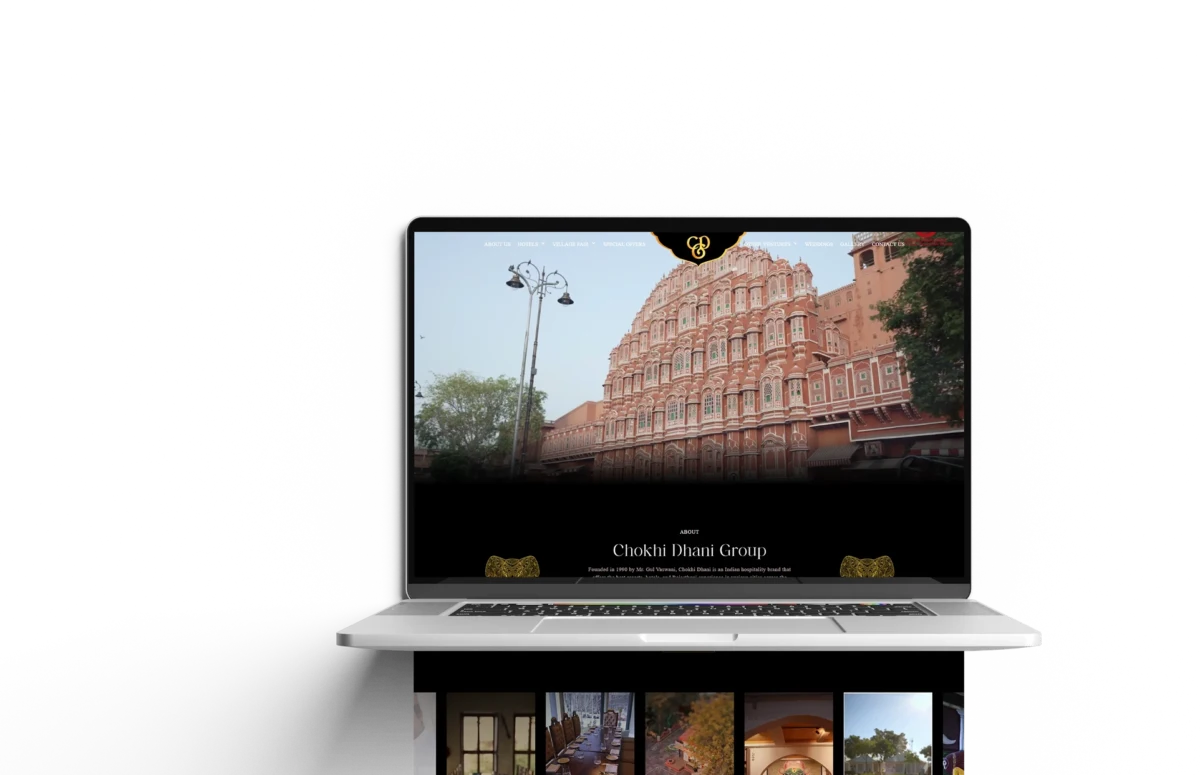Chokhi Dhani - Website Preview Screenshot